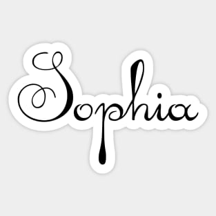 Pick your name. Sophia Sticker